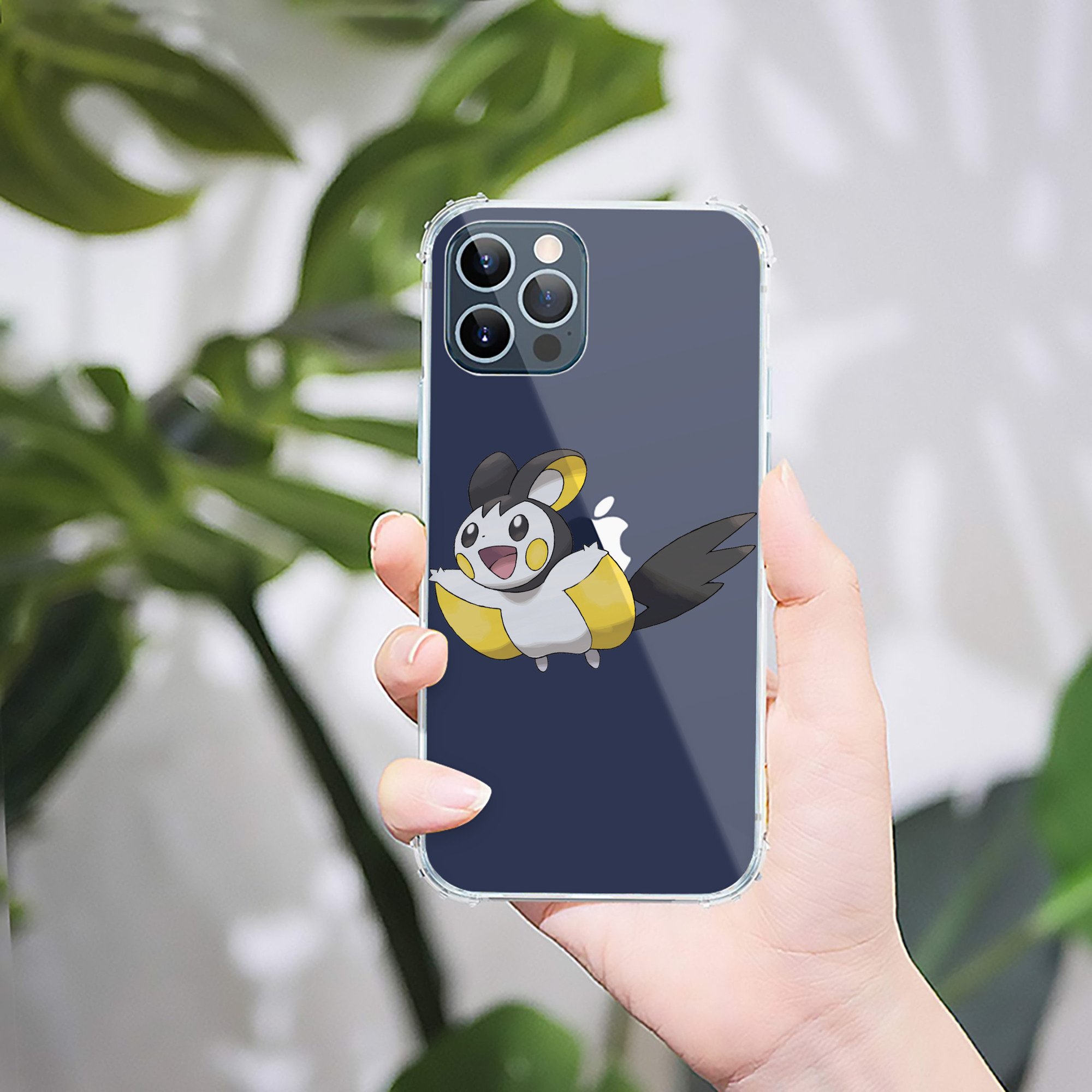 （画像用） ポケットモンスター Pokémon 【iPhone 12シリーズ対応】透明スマホケース（クリアソフトケース）